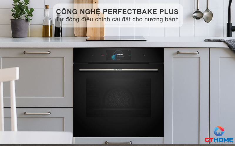LÒ NƯỚNG KÈM HẤP ÂM TỦ BOSCH HSG7584B1 SERIES 8 MÀU ĐEN 71 LÍT 10