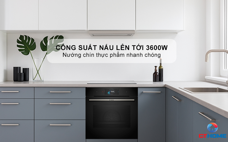 LÒ NƯỚNG KÈM HẤP ÂM TỦ BOSCH HSG7584B1 SERIES 8 MÀU ĐEN 71 LÍT 3