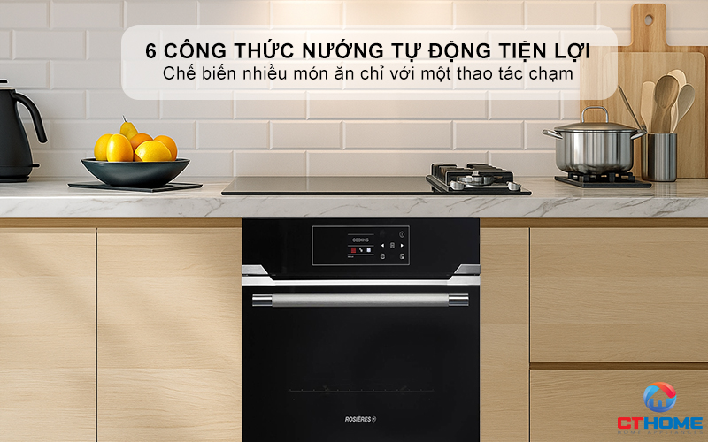 6 công thức nướng tự động tiện lợi