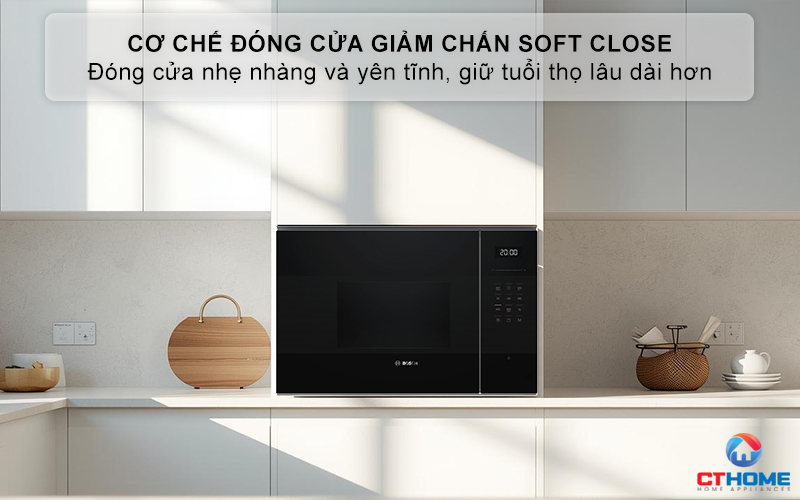 Cơ chế mở cửa Soft Open mở cửa dễ dàng chỉ với một nút nhấn trên bảng điều khiển 