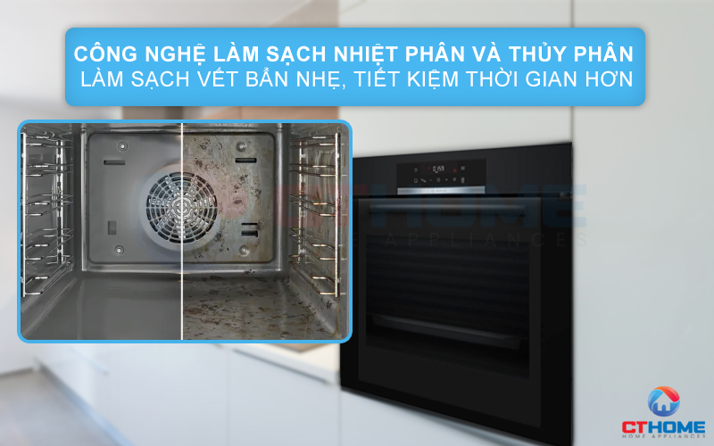 LÒ NƯỚNG ÂM TỦ BOSCH HBA372EB0 SERIE 4 21 LÍT MÀU ĐEN 8