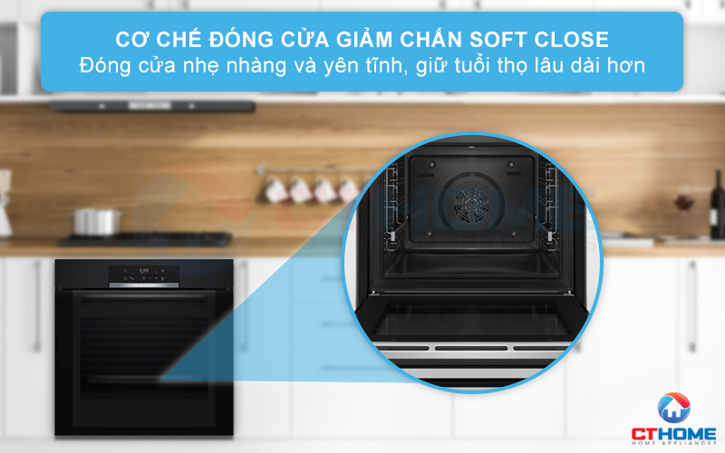 LÒ NƯỚNG ÂM TỦ BOSCH HBA372EB0 SERIE 4 21 LÍT MÀU ĐEN 2