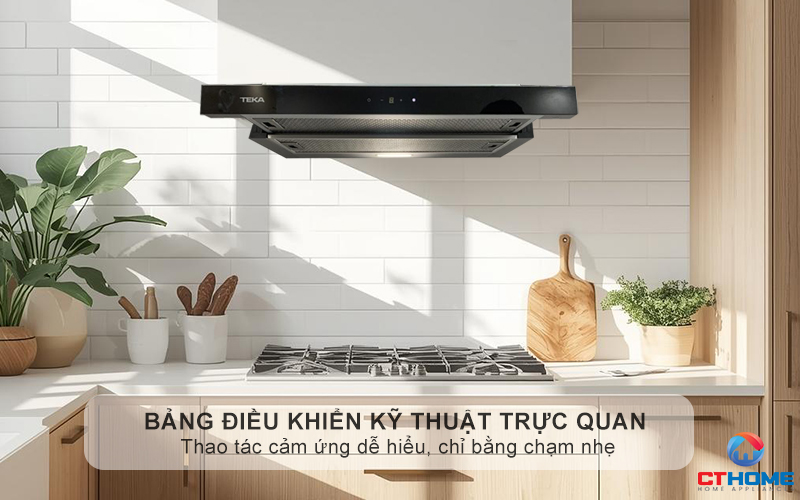Bảng điều khiển cảm ứng thông minh - Dễ dàng sử dụng