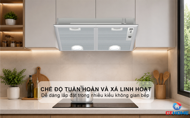 MÁY HÚT MÙI ÂM TỦ DẠNG VÒM BOSCH DHL555BL SERIE 4 NGANG 53CM  7