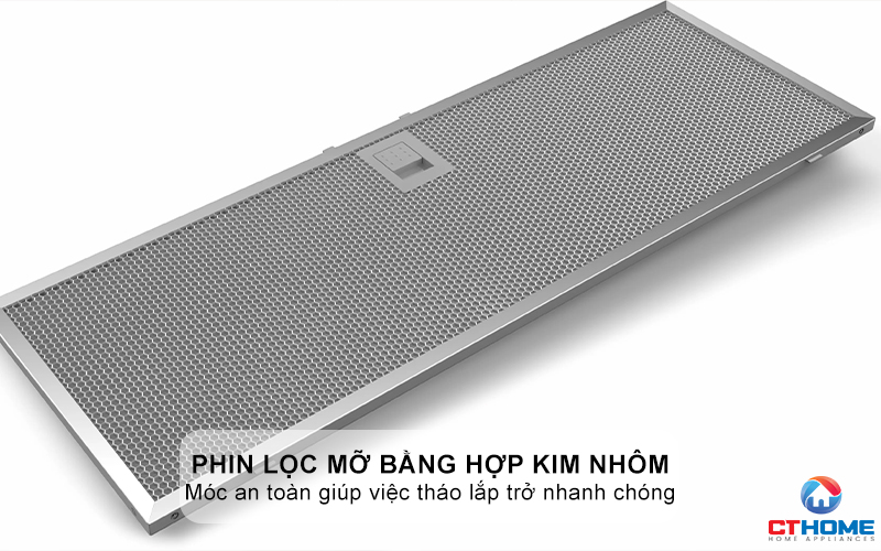 Bộ lọc mỡ nhiều lớp dễ dàng vệ sinh 