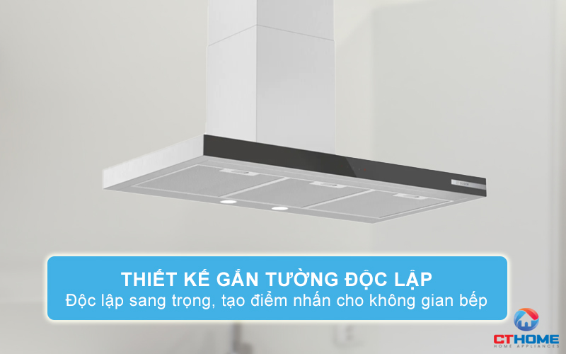 MÁY HÚT MÙI GẮN TƯỜNG BOSCH DWB97BK61T SERIE 4 NGANG 90CM 1