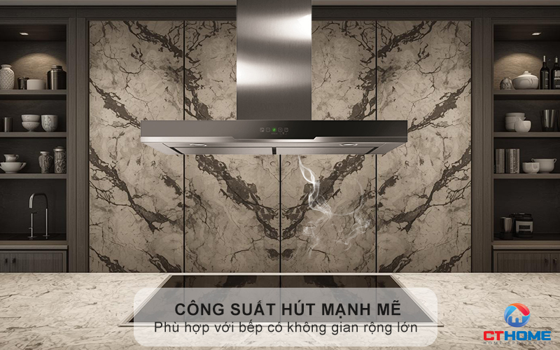 Công Suất Hút Mạnh Mẽ 800-900m³/h