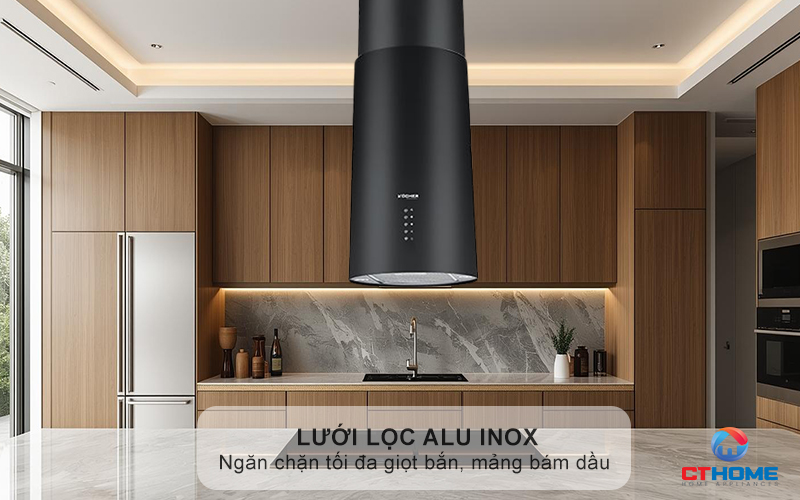 Sử dụng lưới lọc bằng Alu, inox dày dặn