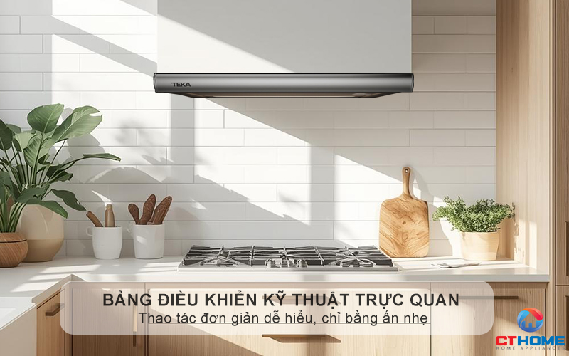 Bảng điều khiển nút ấn cơ học trực quan, dễ sử dụng