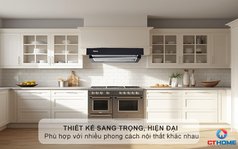 MÁY HÚT MÙI TUẦN HOÀN TEKA TLR2 62 SS BLACK GLASS DẠNG KÉO TLR262SSBLACKGLASS 1