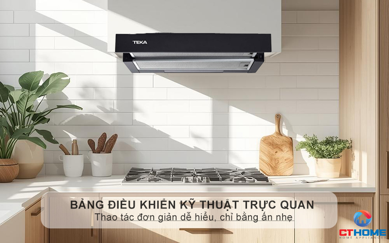 Bảng điều khiển nút ấn cơ học trực quan, dễ sử dụng