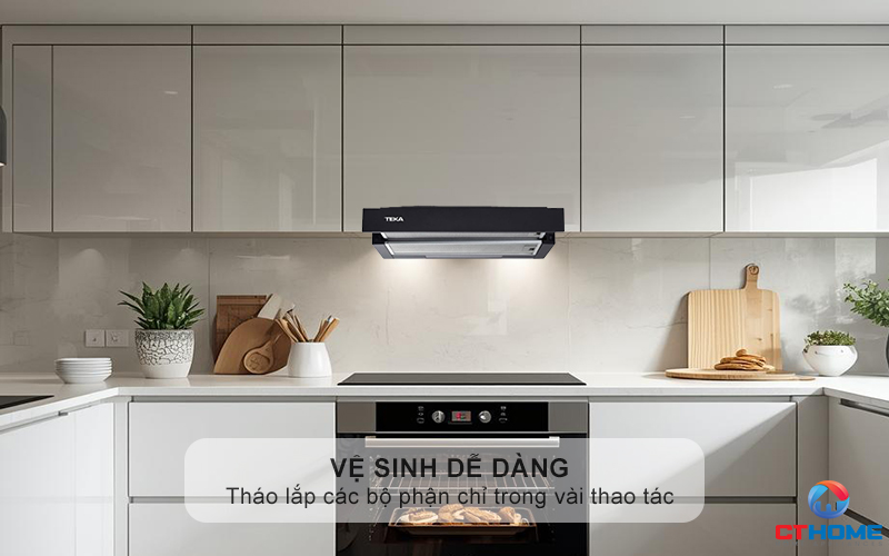 Lưới lọc nhôm, dễ dàng tháo lắp - Vệ sinh dễ dàng