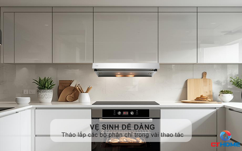 Lưới lọc nhôm, dễ dàng tháo lắp - Vệ sinh dễ dàng