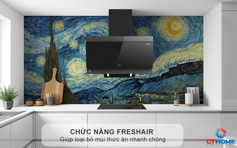Chức năng FreshAir giúp loại bỏ mùi thức ăn nhanh chóng