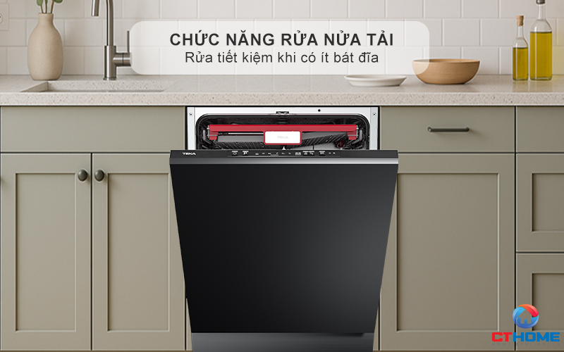 Chức năng rửa nửa tải - Rửa tiết kiệm khi có ít bát đĩa