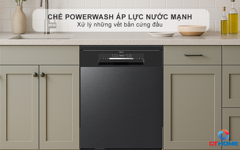 Chức năng rửa Chế độ PowerWash với áp lực nước mạnh mẽ
