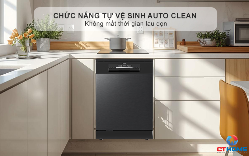 Chức năng tự động vệ sinh máy Auto Clean - Không mất thời gian lau dọn