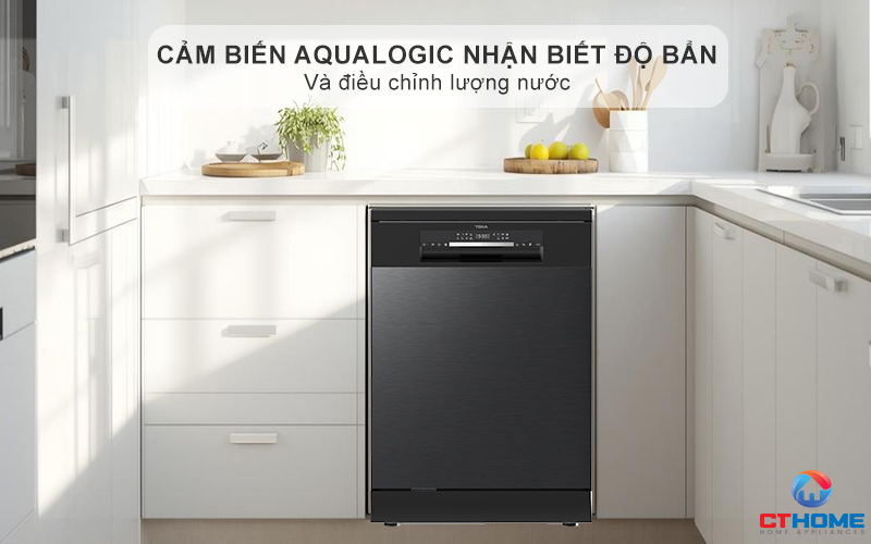 Cảm biến Aqualogic tự động nhận biết độ bẩn và điều chỉnh lượng nước