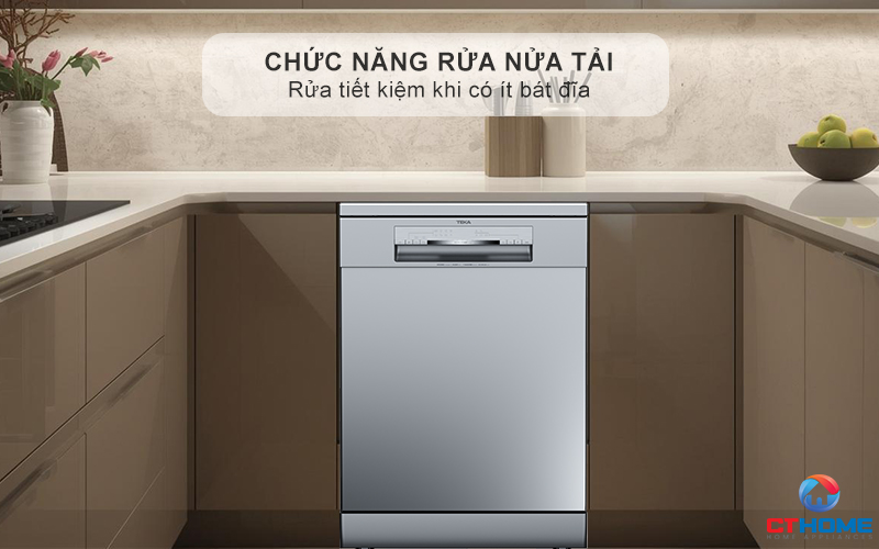 Chức năng rửa nửa tải - Rửa tiết kiệm khi có ít bát đĩa