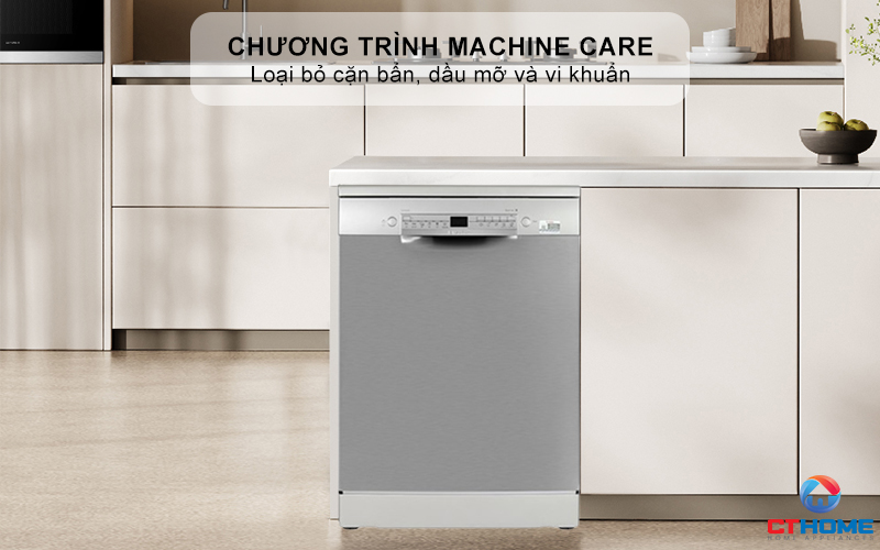Tính năng Machine Care vệ sinh khoang máy hiệu quả