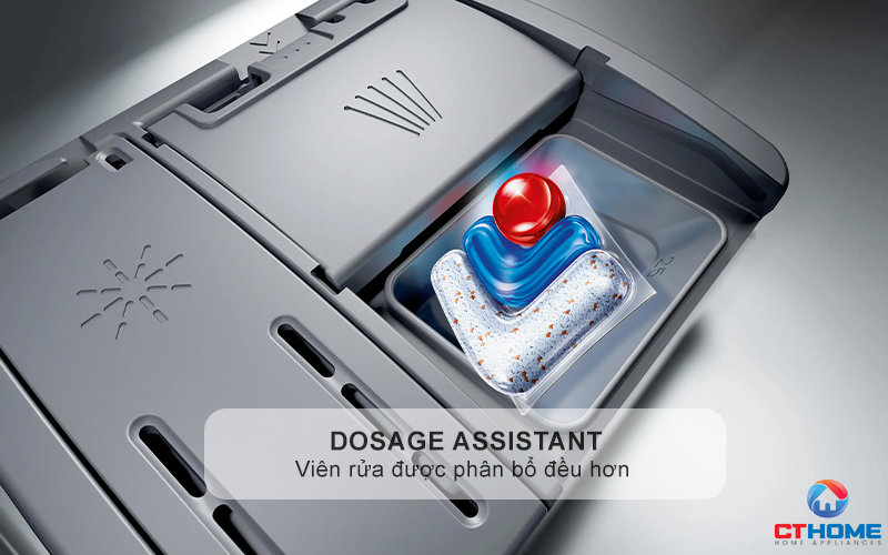Dosage Assistant giúp viên rửa được phân bổ đều hơn
