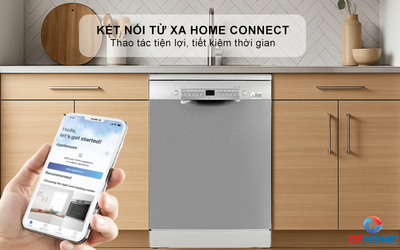 Kết nối thông minh Home Connect điều khiển từ xa