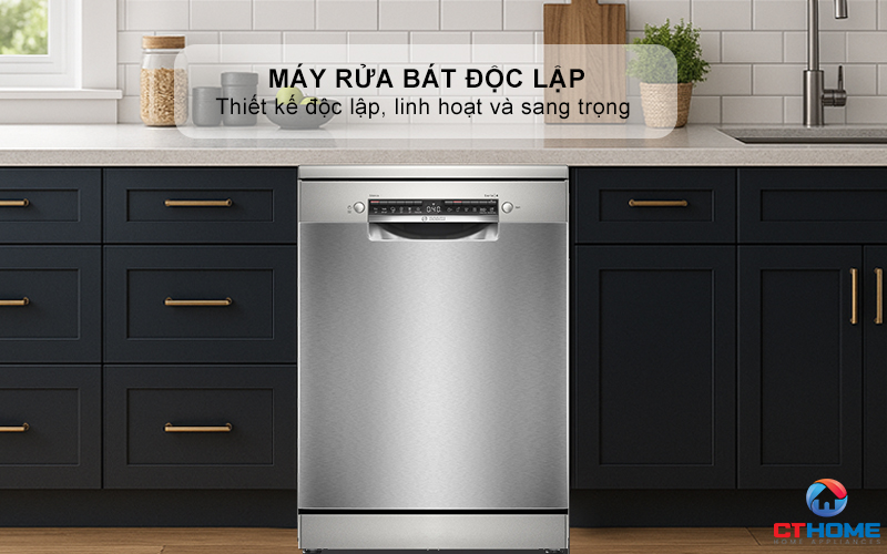 MÁY RỬA BÁT ĐỘC LẬP BOSCH SMS4HTI16E 13 BỘ SERIES 4 1