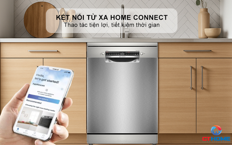 MÁY RỬA BÁT ĐỘC LẬP BOSCH SMS4HTI16E 13 BỘ SERIES 4 4