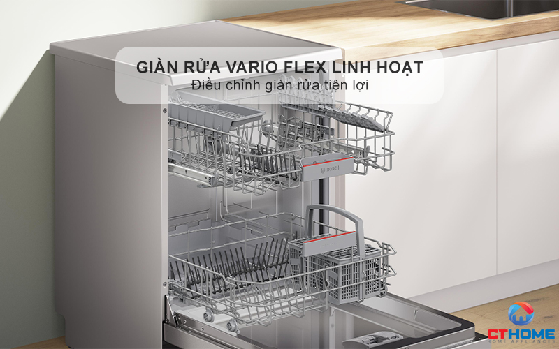 MÁY RỬA BÁT ĐỘC LẬP BOSCH SMS4HTI16E 13 BỘ SERIES 4 10