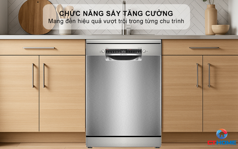 MÁY RỬA BÁT ĐỘC LẬP BOSCH SMS4HTI16E 13 BỘ SERIES 4 5