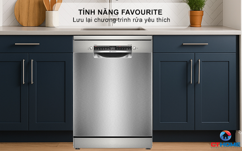 MÁY RỬA BÁT ĐỘC LẬP BOSCH SMS4HTI16E 13 BỘ SERIES 4 6