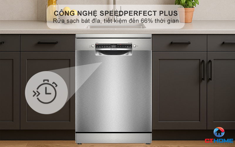 MÁY RỬA BÁT ĐỘC LẬP BOSCH SMS4HTI16E 13 BỘ SERIES 4 7