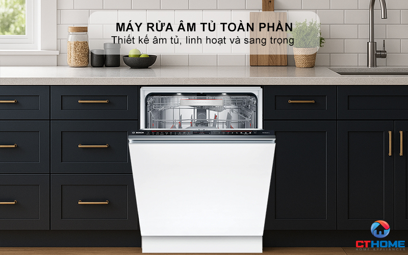 MÁY RỬA BÁT ÂM TỦ BOSCH SMV8ZDX86M 13 BỘ SERIES 8 1