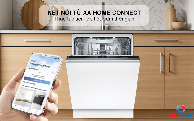 MÁY RỬA BÁT ÂM TỦ BOSCH SMV8ZDX86M 13 BỘ SERIES 8 5