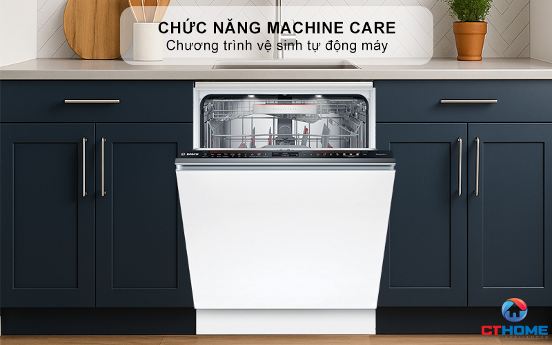 MÁY RỬA BÁT ÂM TỦ BOSCH SMV8ZDX86M 13 BỘ SERIES 8 13