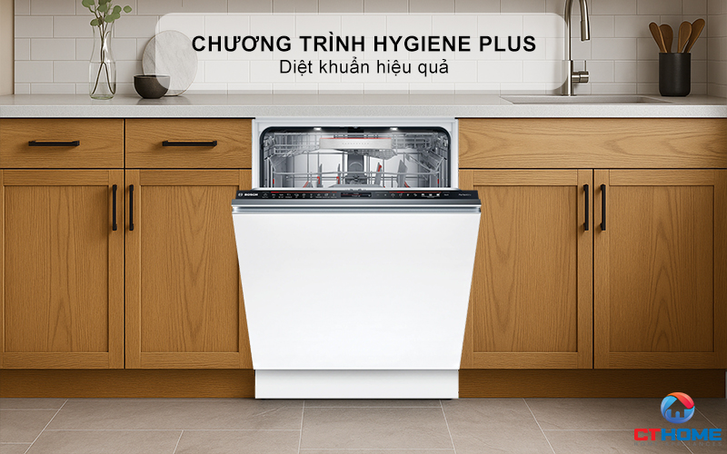 MÁY RỬA BÁT ÂM TỦ BOSCH SMV8ZDX86M 13 BỘ SERIES 8 10