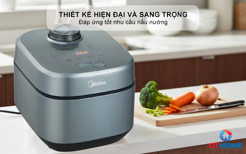 NỒI CƠM ĐIỆN TỬ MIDEA 350W MRD100T1BDG 1