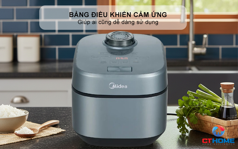 NỒI CƠM ĐIỆN TỬ MIDEA 350W MRD100T1BDG 6