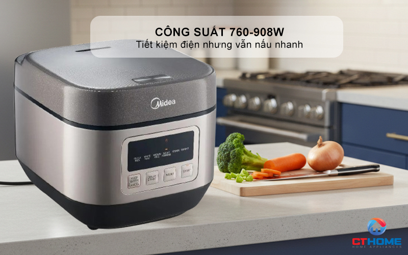 NỒI CƠM ĐIỆN TỬ MIDEA 760-905 W MRD180B1BDN 2