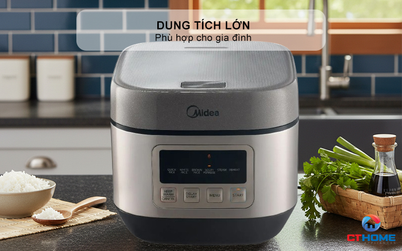NỒI CƠM ĐIỆN TỬ MIDEA 760-905 W MRD180B1BDN 3