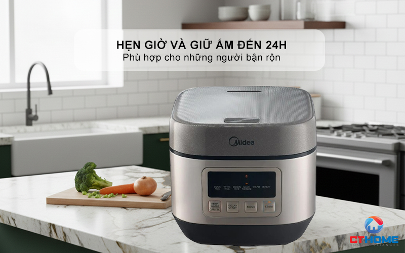NỒI CƠM ĐIỆN TỬ MIDEA 760-905 W MRD180B1BDN 8