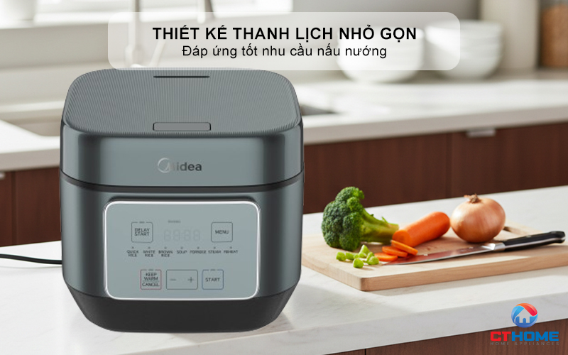 NỒI CƠM ĐIỆN TỬ MIDEA 350W  MRD180T2BDG/N MRD180T2BDGN 1