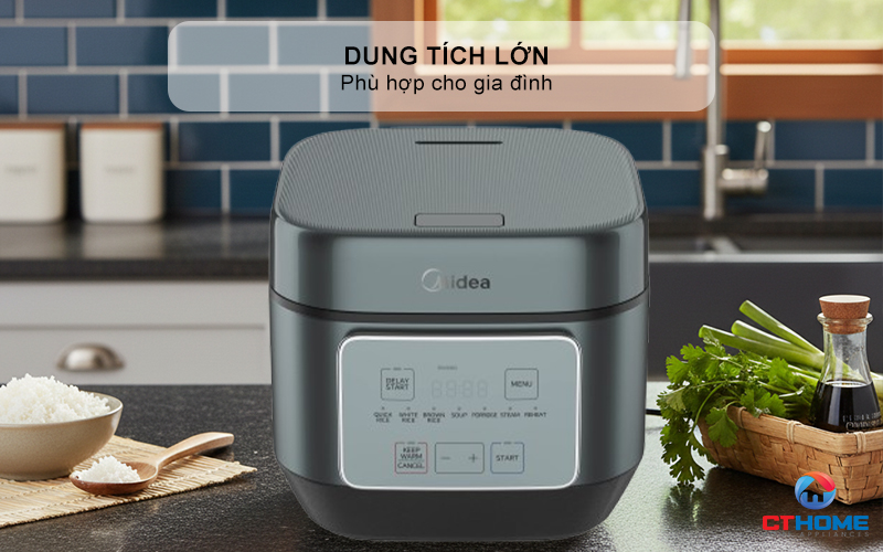 NỒI CƠM ĐIỆN TỬ MIDEA 350W  MRD180T2BDG/N MRD180T2BDGN 3