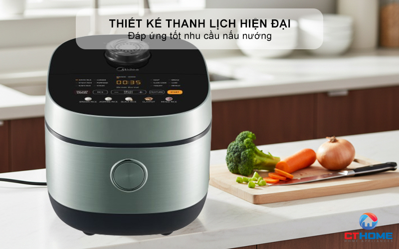NỒI CƠM ĐIỆN TỬ MIDEA 760 - 905W  MRD180T2BDGF 1