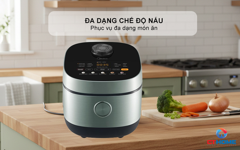 NỒI CƠM ĐIỆN TỬ MIDEA 760 - 905W  MRD180T2BDGF 7
