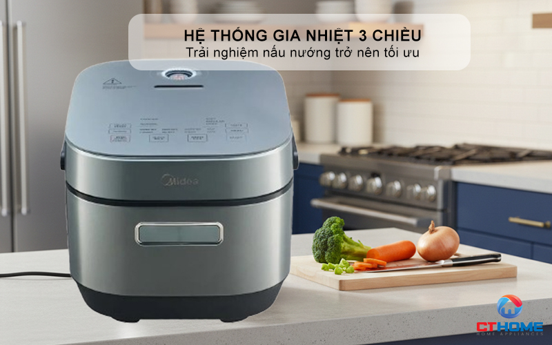 NỒI CƠM ĐIỆN CAO TẦN MIDEA MRI180T2BDG 4