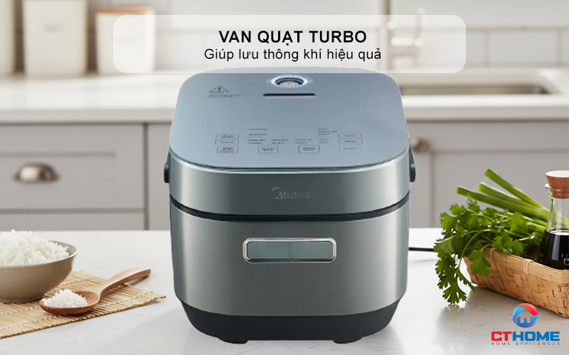 NỒI CƠM ĐIỆN CAO TẦN MIDEA MRI180T2BDG 5