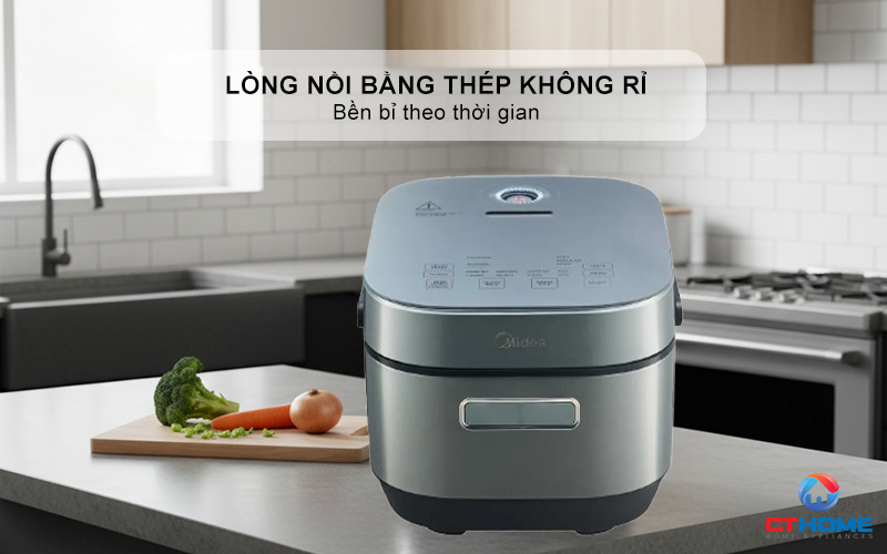 NỒI CƠM ĐIỆN CAO TẦN MIDEA MRI180T2BDG 6