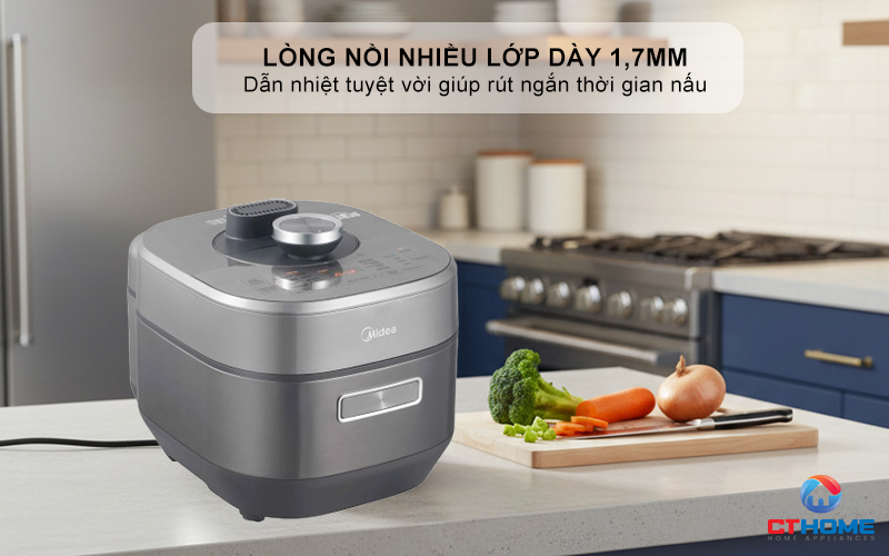 NỒI CƠM ĐIỆN TỬ ÁP SUẤT MIDEA MY-S572N MYS572N 6