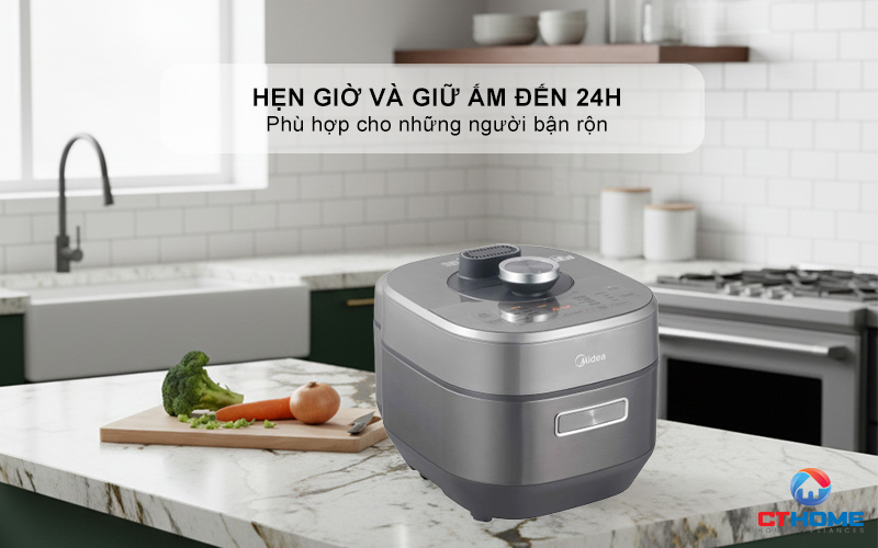 NỒI CƠM ĐIỆN TỬ ÁP SUẤT MIDEA MY-S572N MYS572N 9
